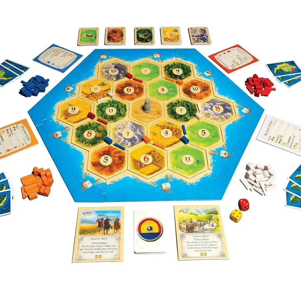 Catan Board Game Puzzle Leisur - Board Game Catan 评论和价格