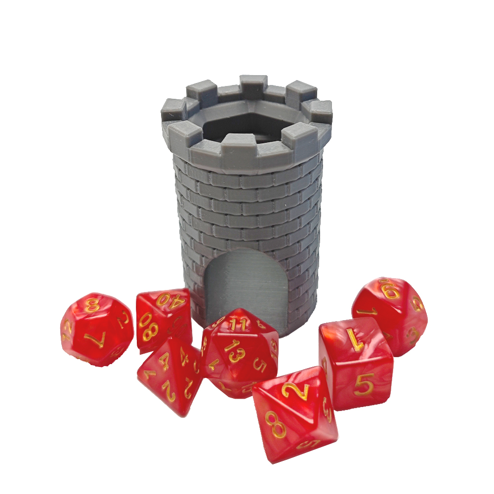 DND Mini Medieval Dice Tower T - Board Game Catan 评论和价格