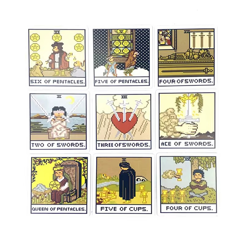 8 Bit Fantasy Tarot Deck Card  - Board Game Of Life 评论和价格