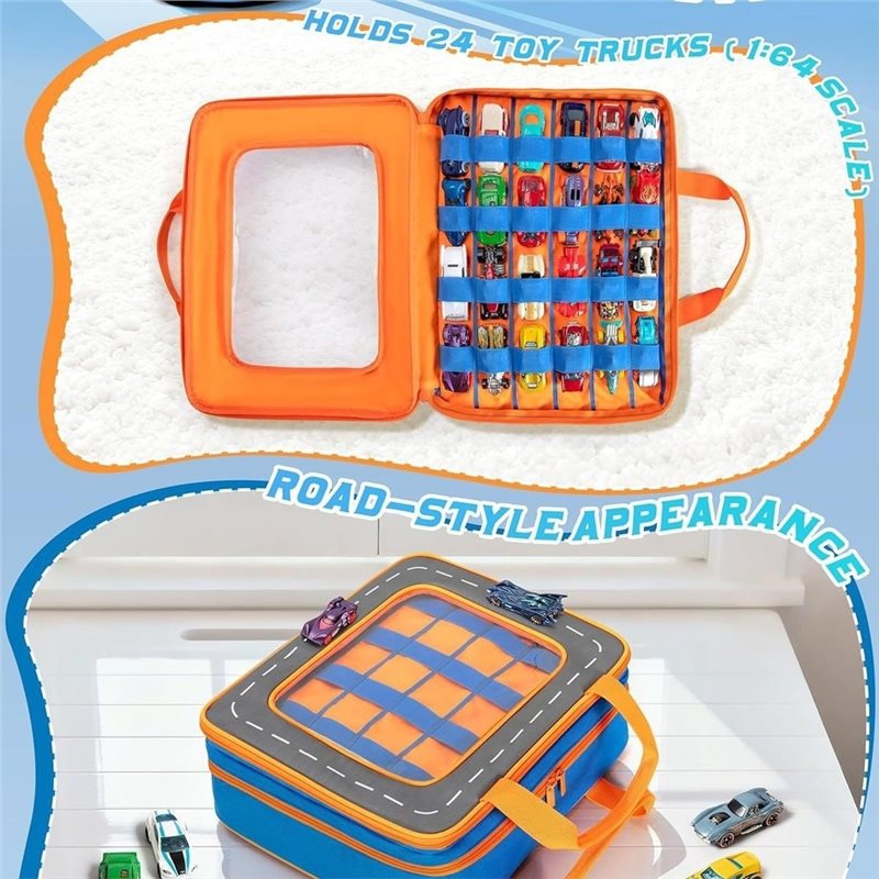 AINY- Truck Storage Case With  - Hot Wheels Car Monster Trucks 评论和价格