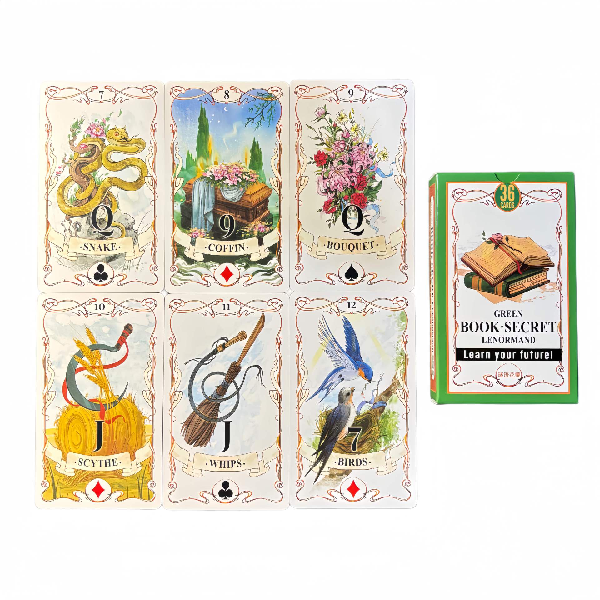 Green Book Secret Lenormand Or - Board Game Of Life 评论和价格